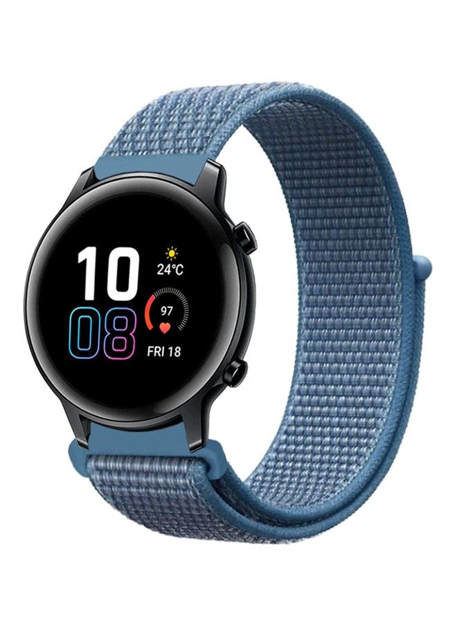 Perfii Replacement Band For Honor MagicWatch 2 42mm Cape Blue - Image 1