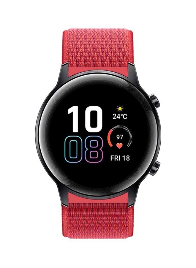 Perfii Replacement Band For Honor MagicWatch 2 42mm Red - Image 1