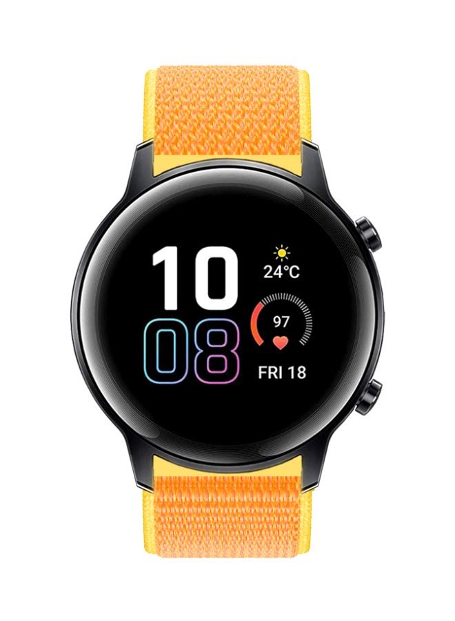 Perfii Replacement Band For Honor MagicWatch 2 42mm Casary Yellow - Image 1