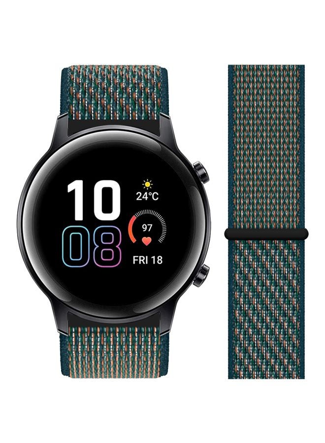 Perfii Replacement Band For Honor MagicWatch 2 42mm Neptune Green - Image 2