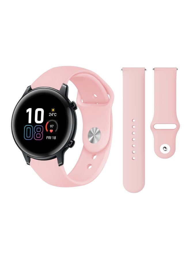 Perfii Replacement Band For Honor MagicWatch 2 42mm Vintage Rose  - Image 2