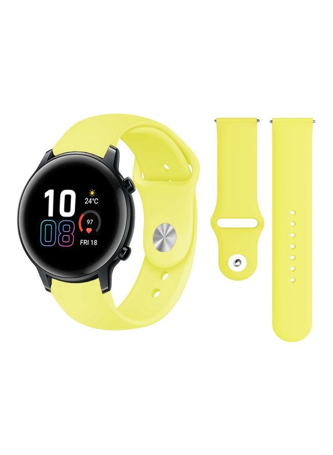 بيرفيي سوار بديل لساعة هونر يد ماجيك واتش 2 مقاس 42 مم أصفر - Image 2