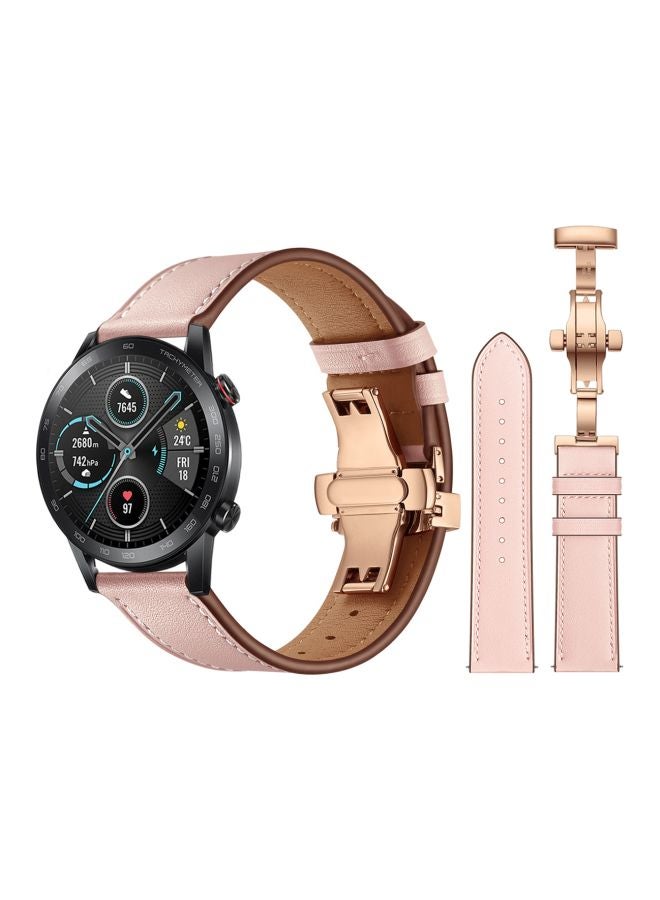 Perfii Replacement Band For Honor MagicWatch 2 46mm Pink - Image 2