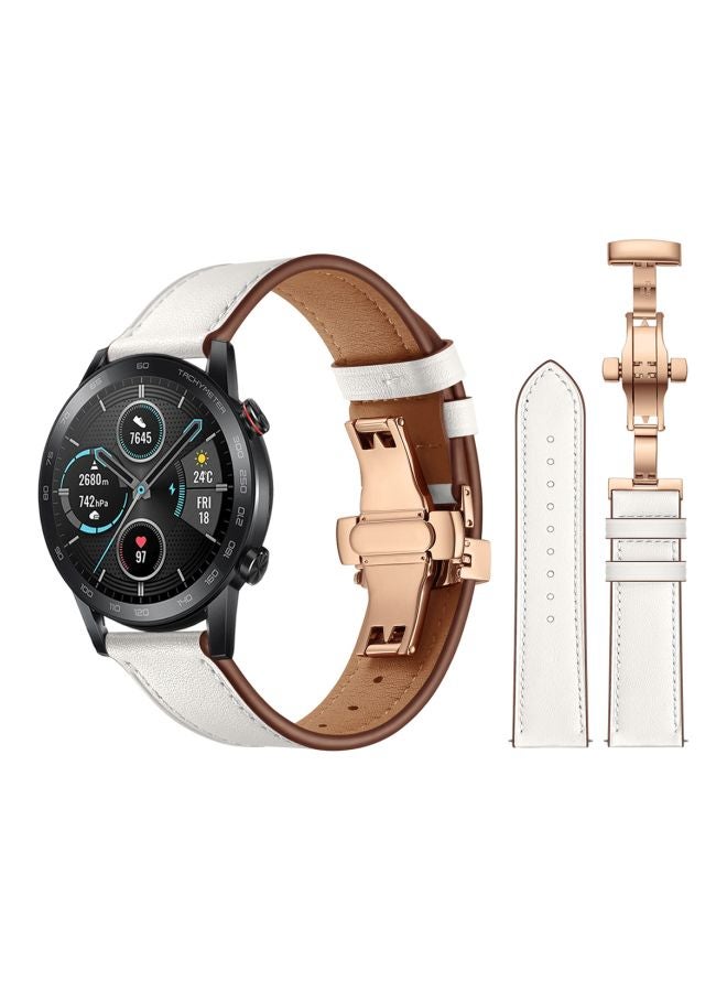 Perfii Replacement Band For Honor MagicWatch 2 46mm White - Image 2