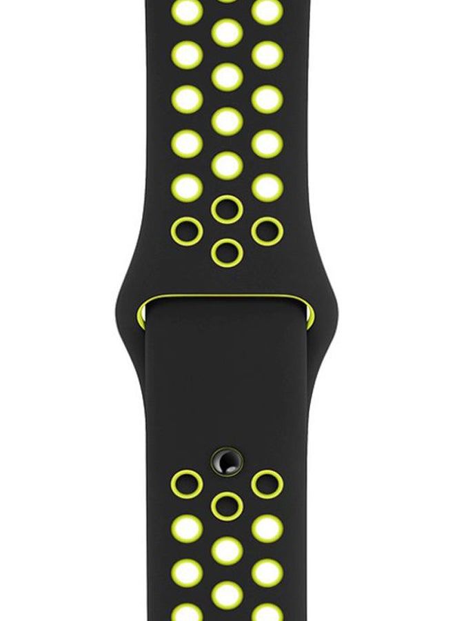 بيرفيي سوار بديل لساعة هونر ماجيك 2 مقاس 46 مم أسود / أخضر نيوني - Image 2