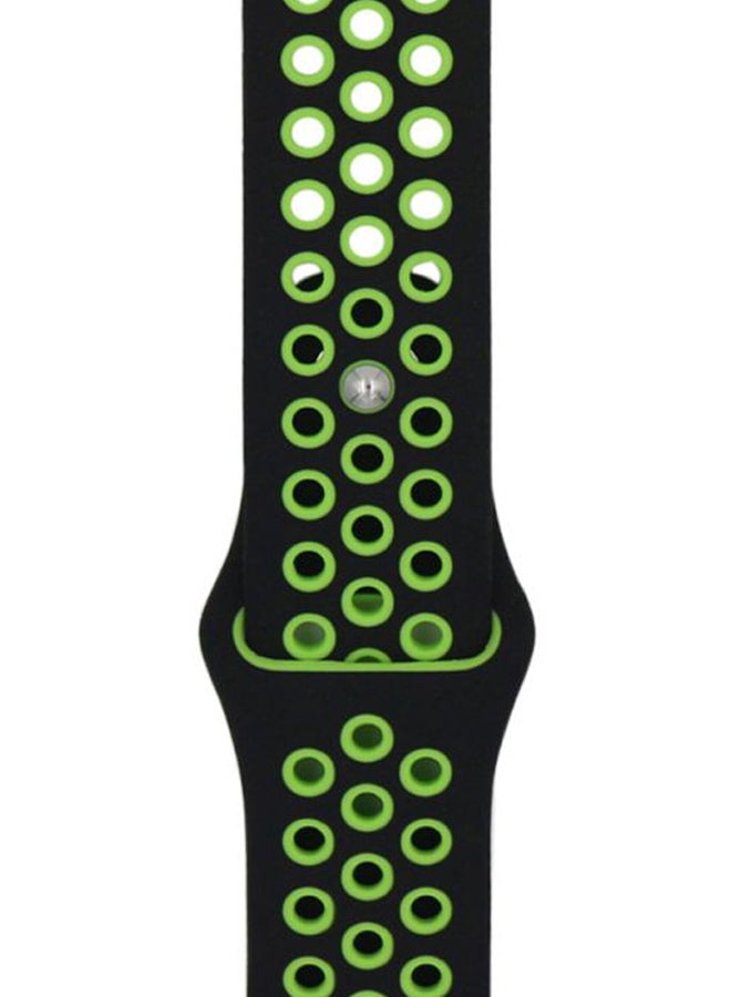 Perfii Replacement Band For Honor MagicWatch 2 46mm Black/Neon Green - Image 2