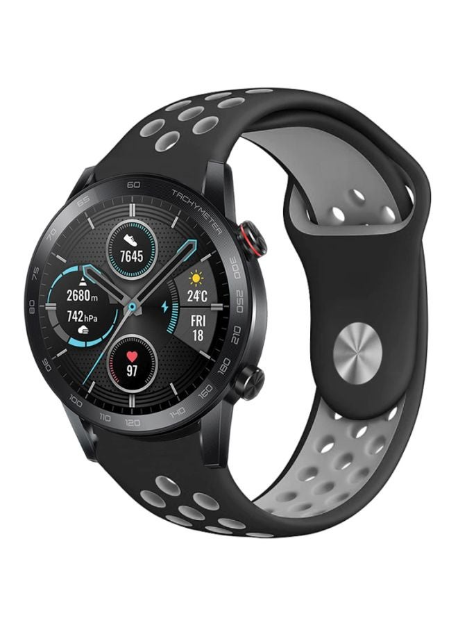 Perfii Replacement Band For Honor MagicWatch 2 46mm Black/Cool Grey - Image 2