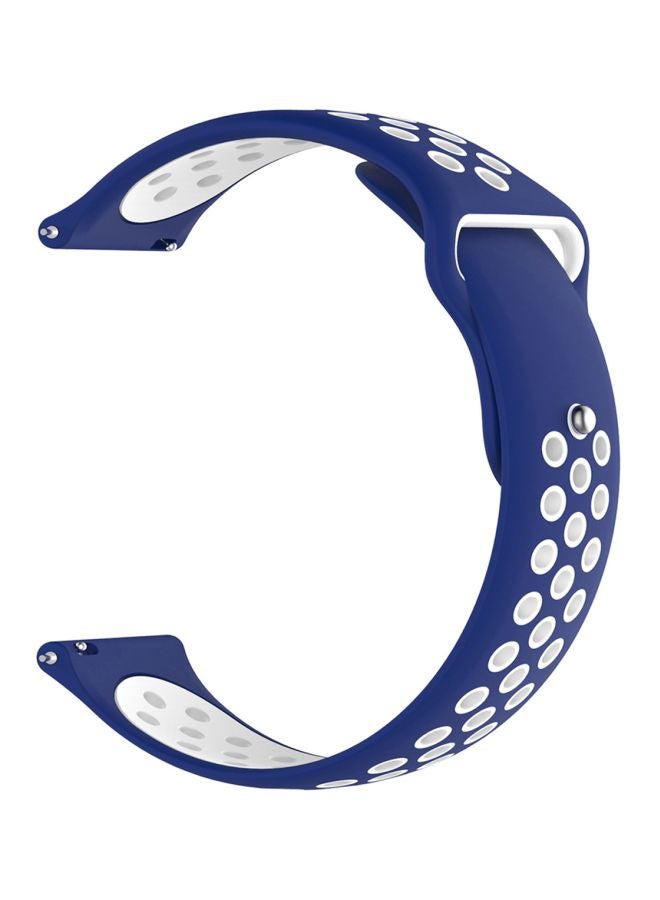 Perfii Replacement Band For Honor MagicWatch 2 46mm Blue/White - Image 1