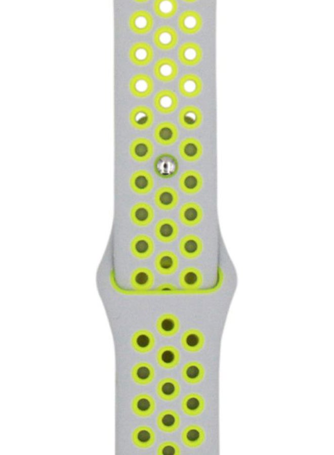 Perfii Replacement Band For Honor MagicWatch 2 46mm Grey/Green  - Image 2