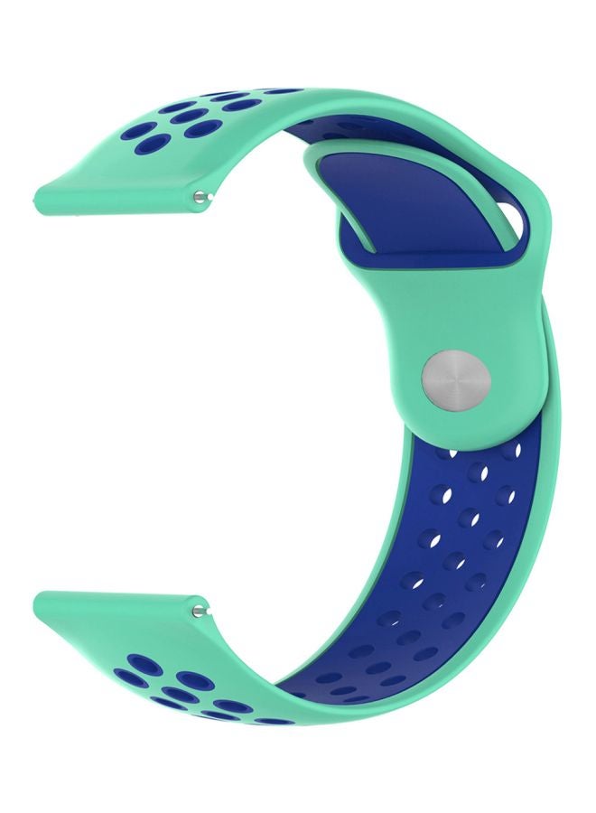 بيرفيي سوار بديل لساعة هونر ماجيك 2 مقاس 46 مم أخضر/أزرق - Image 1