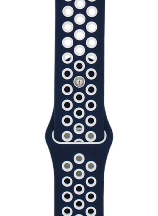 بيرفيي سوار بديل لساعة هونر ماجيك 2 مقاس 46 مم أزرق / أبيض - Image 2