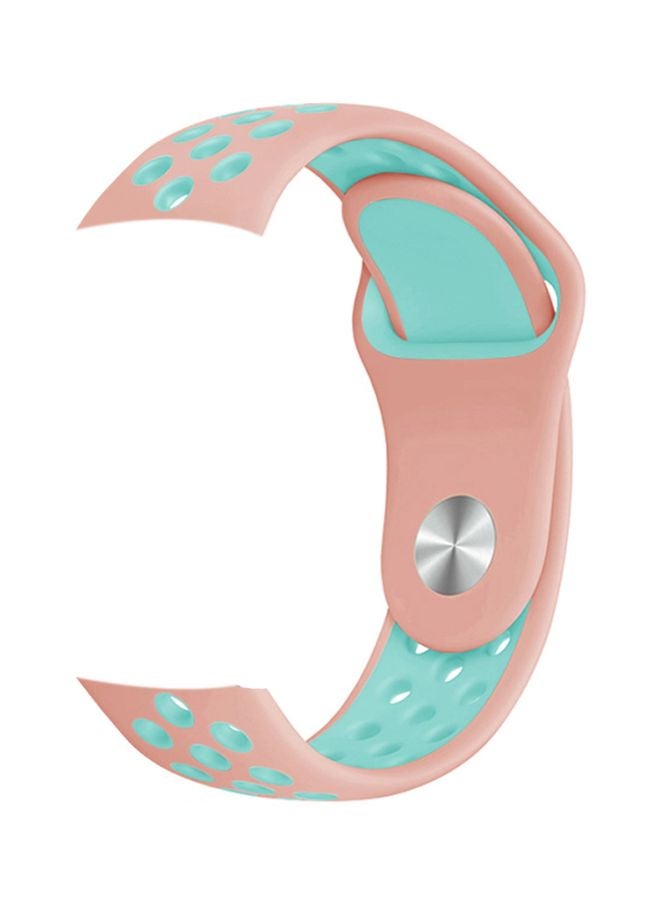 بيرفيي سوار بديل لساعة هونر ماجيك 2 مقاس 46 مم وردي/ أخضر - Image 1