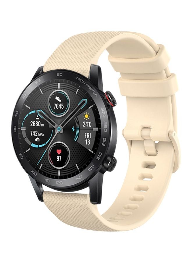 Perfii Replacement Band For Honor MagicWatch 2 46mm Beige - Image 2