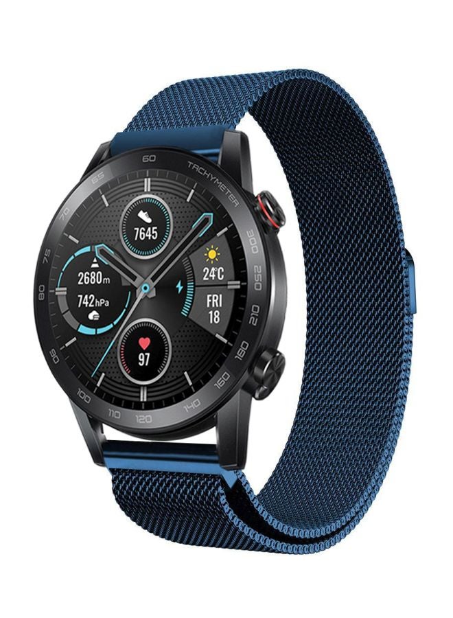 Perfii Replacement Band For Huawei Honor MagicWatch 2 46mm Blue - Image 2