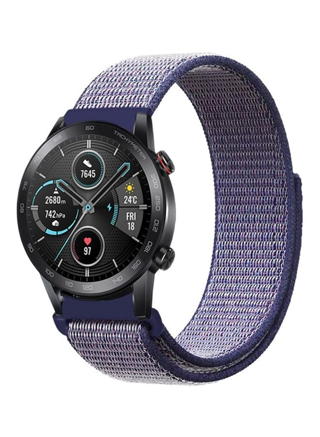 Perfii Replacement Band For Huawei Honor MagicWatch 2 46mm Midnight Blue - Image 2