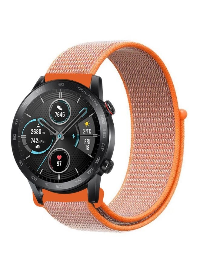 Perfii Replacement Band For Huawei Honor MagicWatch 2 46mm Spicy Orange - Image 1