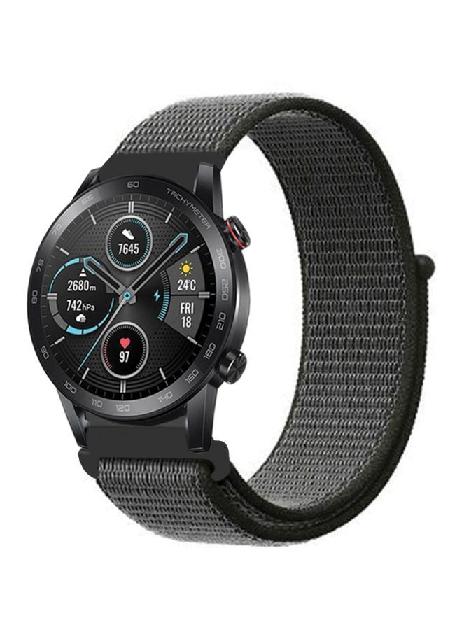 Perfii Replacement Band For Huawei Honor MagicWatch 2 46mm Dark Olive Grey - Image 1
