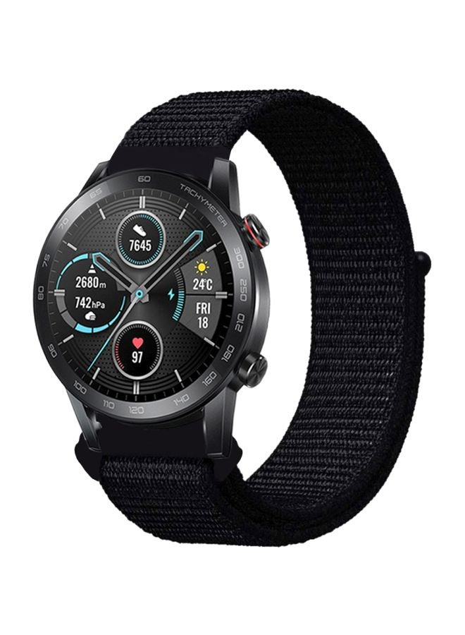 بيرفيي سوار بديل لساعة هواوي هونر ماجيك 2 مقاس 46 مم أسود قاتم - Image 1