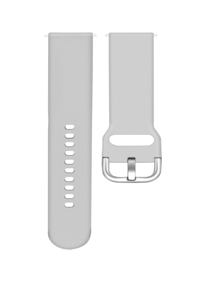 Perfii Replacement Band For Samsung Galaxy Watch3 45mm Light Grey - Image 1