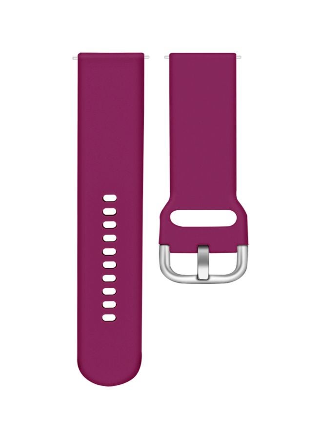 Perfii Replacement Band For Samsung Galaxy Watch3 45mm Wine Red - Image 1