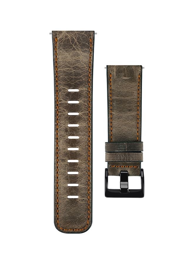 Perfii Replacement Band For Samsung Galaxy Watch3 45mm Light Brown - Image 1