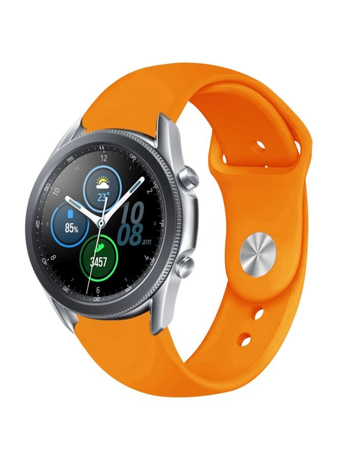 Perfii Replacement Band For Samsung Galaxy Watch3 45mm Orange - Image 2
