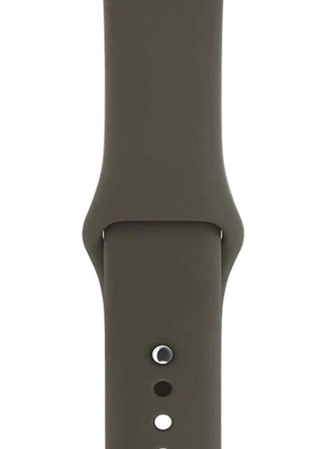 بيرفيي سوار بديل لساعة سامسونج جالاكسي 3 مقاس 45 مم رمادي زيتوني داكن - Image 2