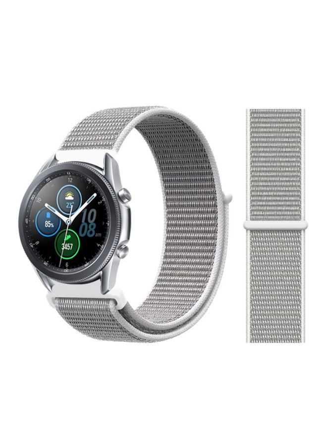 Perfii Replacement Band For Samsung Galaxy Watch3 45mm Seashell Silver  - Image 2