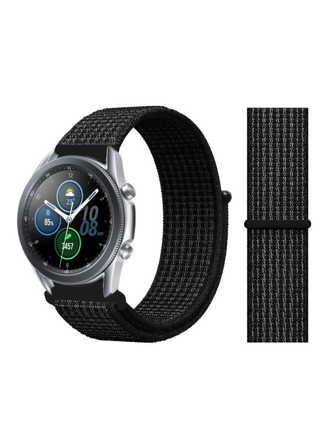 Perfii Replacement Band For Samsung Galaxy Watch3 45mm Black/White - Image 2