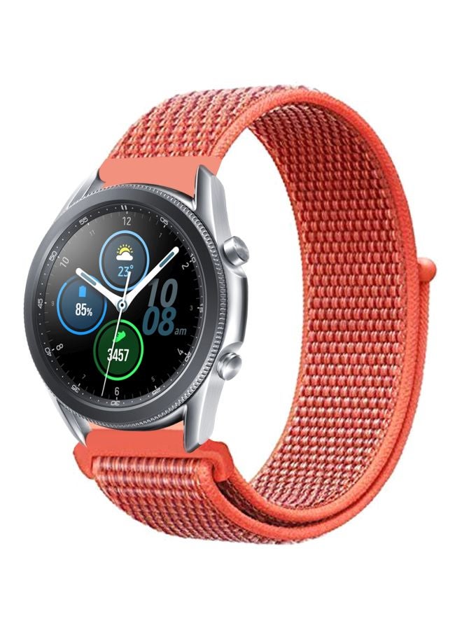 Perfii Replacement Band For Samsung Galaxy Watch3 45mm Nectarine Orange - Image 1
