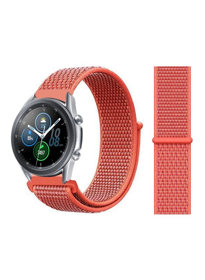 Perfii Replacement Band For Samsung Galaxy Watch3 45mm Nectarine Orange - Image 2