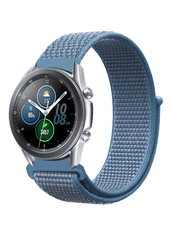 بيرفيي سوار بديل لساعة سامسونج جالاكسي 3 مقاس 45 مم أزرق كيب - Image 1