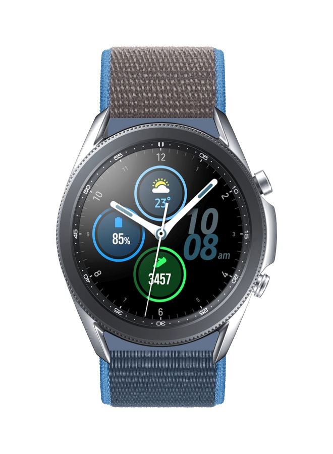 Perfii Replacement Band For Samsung Galaxy Watch 3 45mm Surf Blue/Brown - Image 1