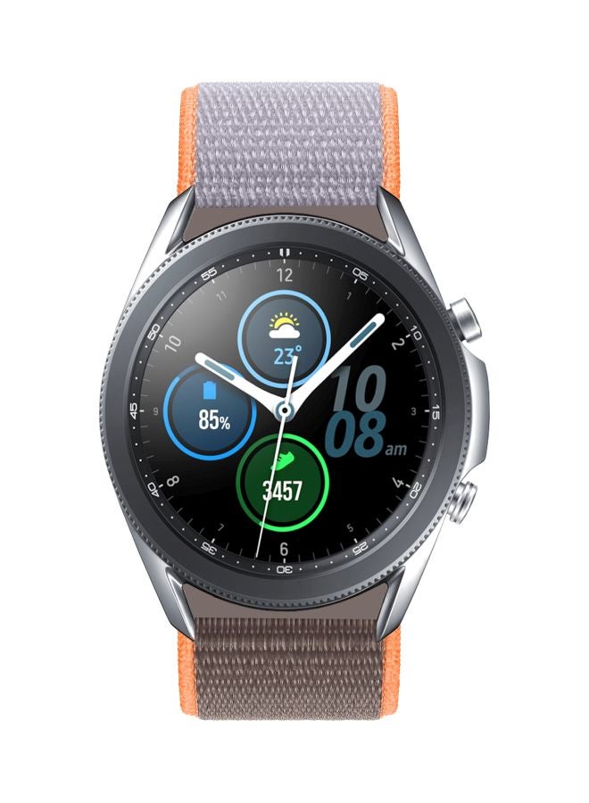 Perfii Replacement Band For Samsung Galaxy Watch 3 45mm Vitamin Orange/Brown/Grey - Image 1