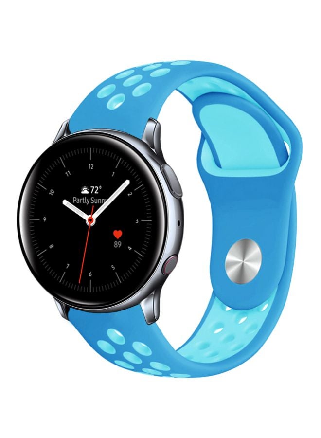 Perfii Replacement Band For Samsung Active 2 40/44mm Light Blue - Image 1