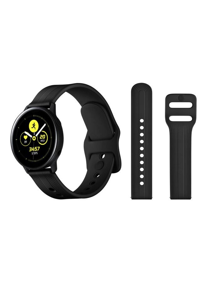 Perfii Replacement Band For Samsung Active 2 40/44mm Black - Image 2