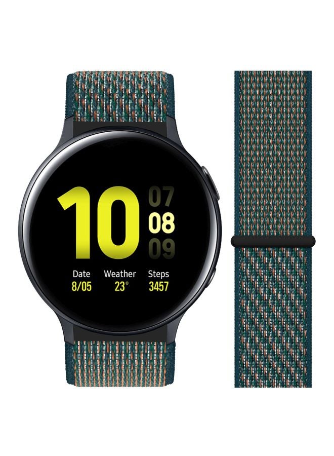 Perfii Replacement Band For Samsung Active 2 40/44mm Neptune Green - Image 3