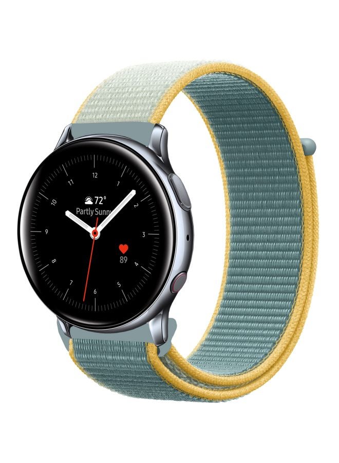 Perfii Replacement Band For Samsung Active 2 40/44mm Sunshine Green/Yellow - Image 1