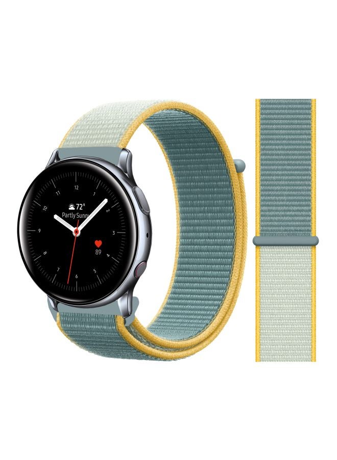 Perfii Replacement Band For Samsung Active 2 40/44mm Sunshine Green/Yellow - Image 2