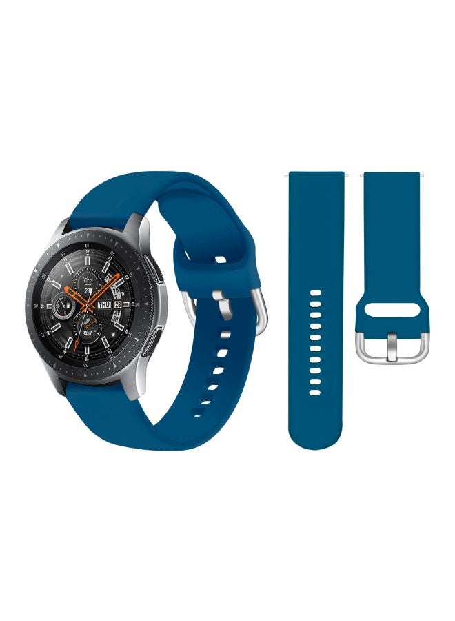 Perfii Silicon Replacement Band For Samsung Galaxy Watch 46 mm Blue Horizon - Image 2