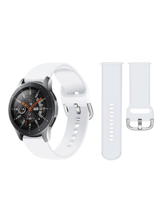 Perfii Replacement Band For Samsung Galaxy Watch 46 mm White  - Image 2
