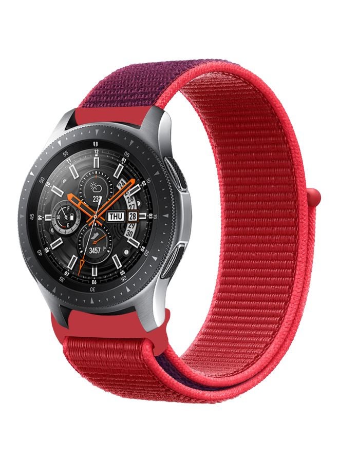 Perfii Replacement Band For Samsung Galaxy Watch 46 mm Red - Image 1