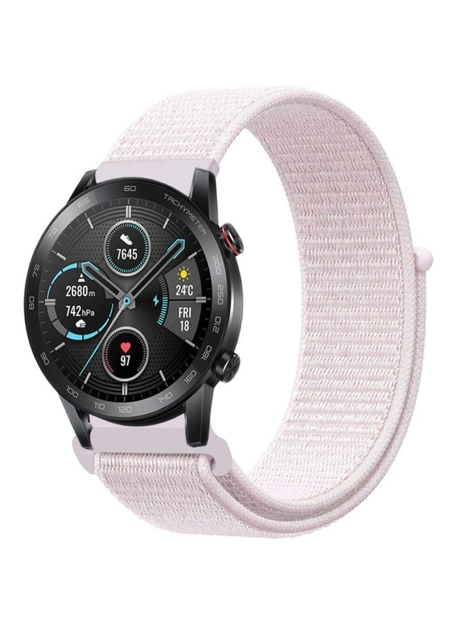 Perfii Replacement Band For Huawei Honor Magic Watch 2 46 mm Pearl Pink - Image 1