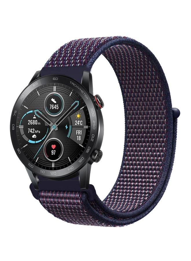 Perfii Replacement Band For Honor MagicWatch 2 46mm Indigo Blue/Purple - Image 1