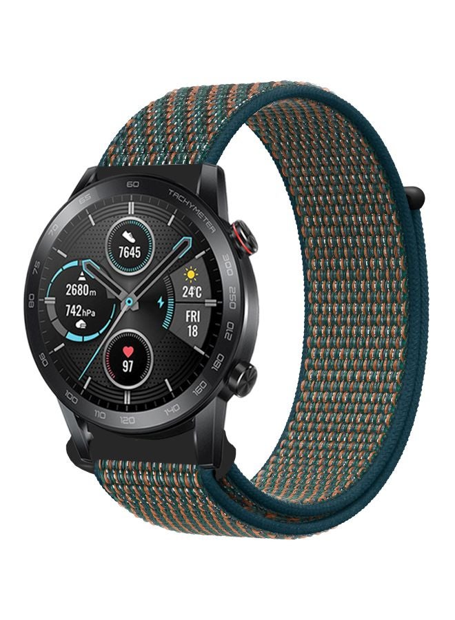 Perfii Replacement Band For Honor MagicWatch 2 46mm Neptune Green - Image 1