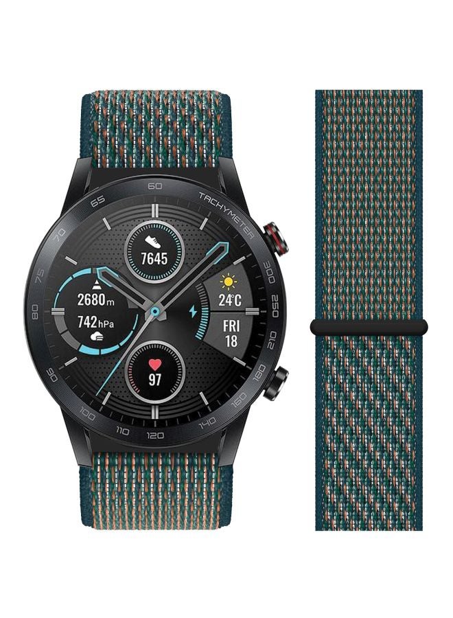 Perfii Replacement Band For Honor MagicWatch 2 46mm Neptune Green - Image 3