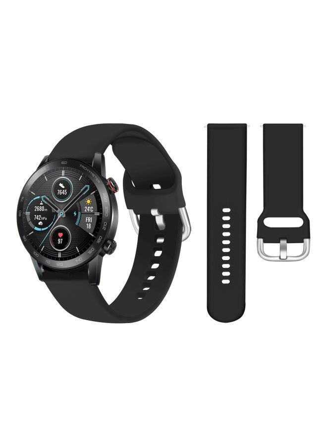 Perfii Replacement Band For Honor MagicWatch 2 46mm Black  - Image 2
