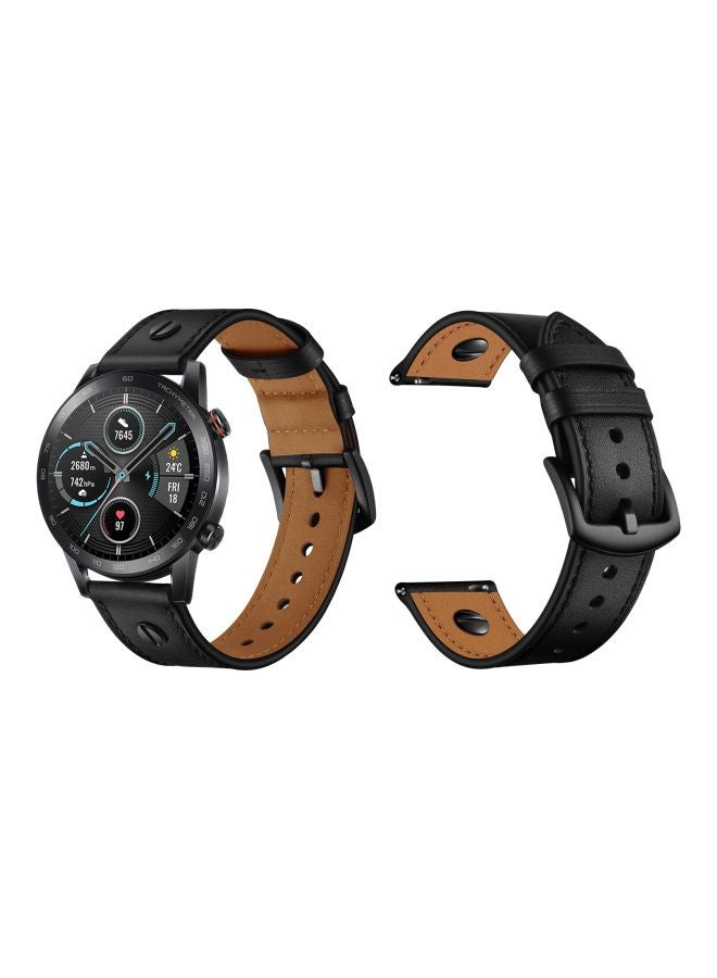 بيرفيي سوار بديل لساعة هونر ماجيك 2 مقاس 46 مم أسود - Image 3