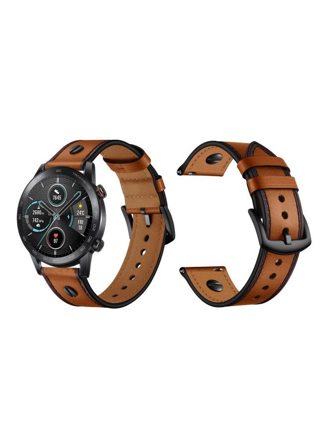 بيرفيي سوار بديل لساعة هونر ماجيك 2 مقاس 46 مم بني - Image 3