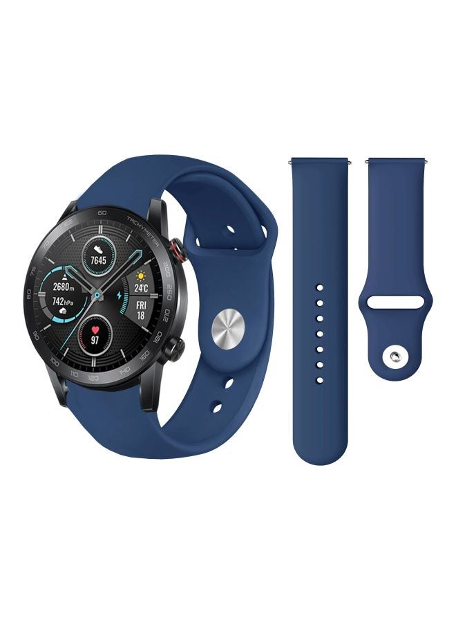 Perfii Replacement Band For Honor MagicWatch 2 46mm Midnight Blue - Image 2